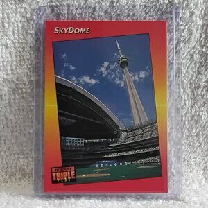3/$25 Mint Vintage 1992 MLB Donruss Triple Play SkyDome Card 1!!